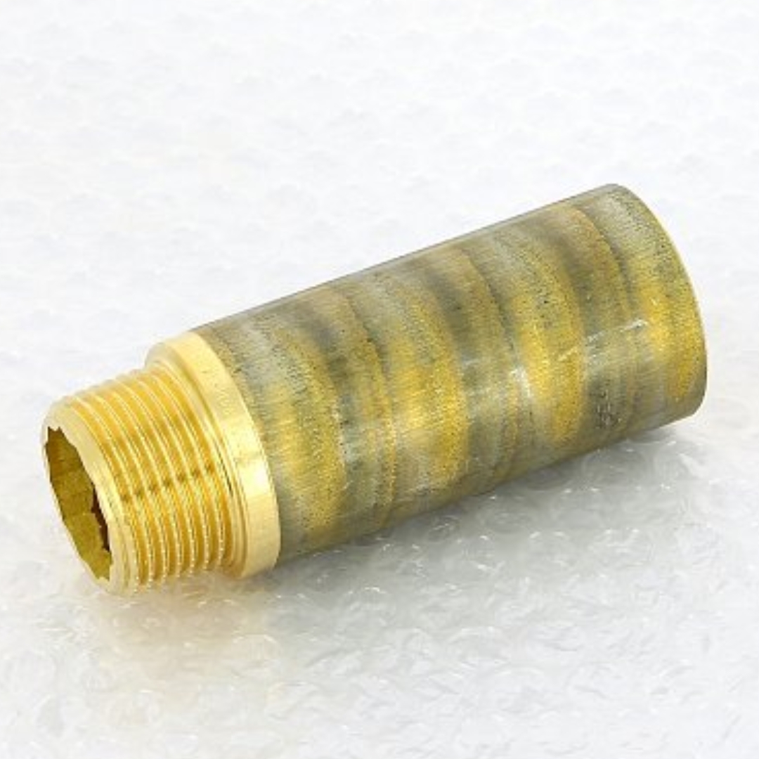 Удлинитель резьбовой 1" x 80 мм ВН бронза VIEGA (440466)