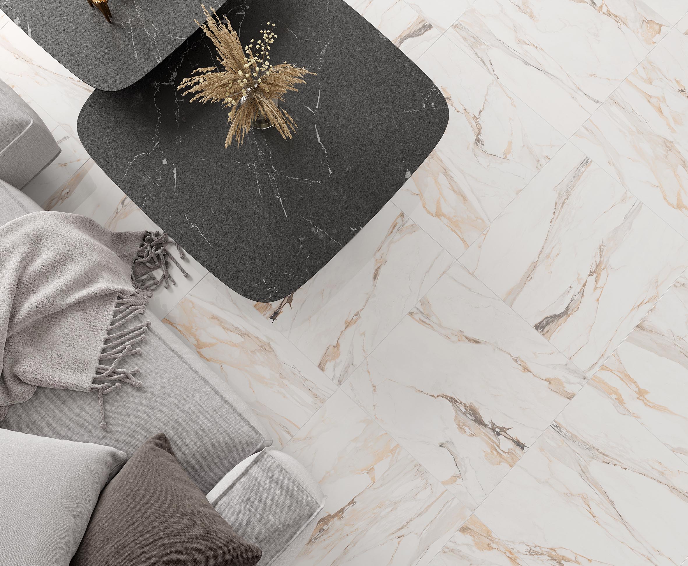 Statuario porshe керамогранит полированный 60x60