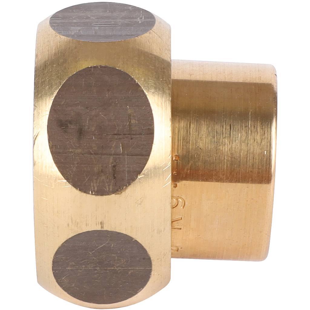 Муфта (американка) 18x3/4" (ВР) с накидной гайкой под пайку SANHA бронзовая 143591834