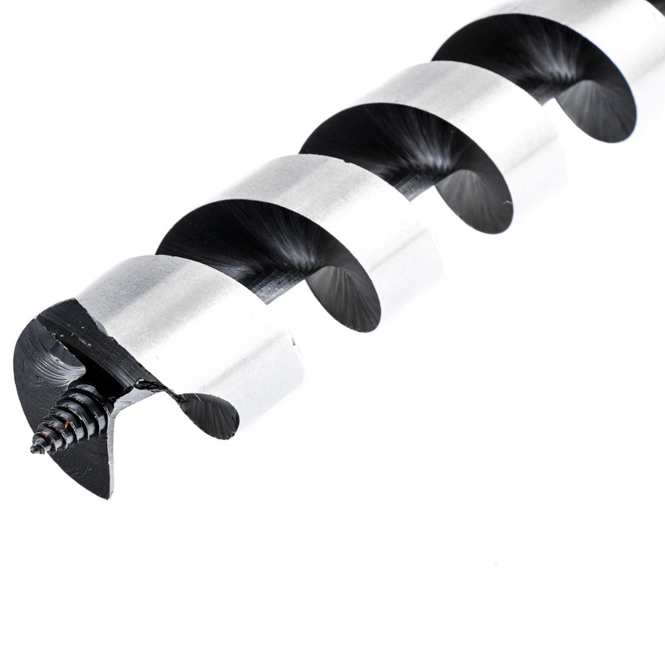 Сверло по дереву шнековое, 40 х 350 мм, шестигранный хвостовик Matrix (70166)