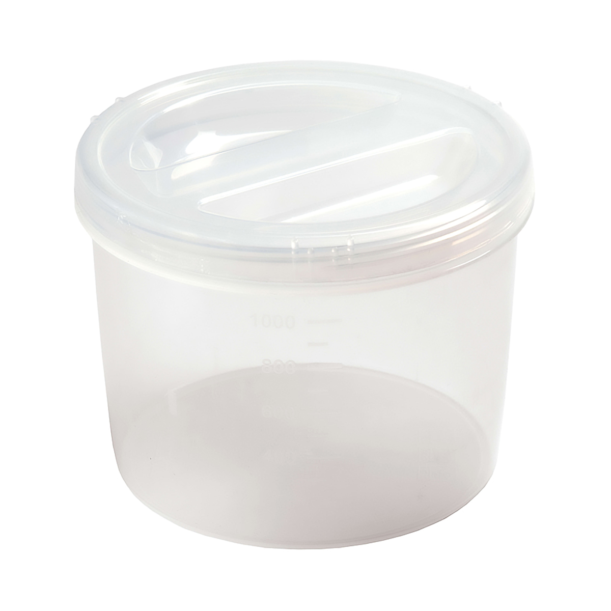 Банка с крышкой "твист" 1,2 л (бесцветный) (1/28) "бытпласт"