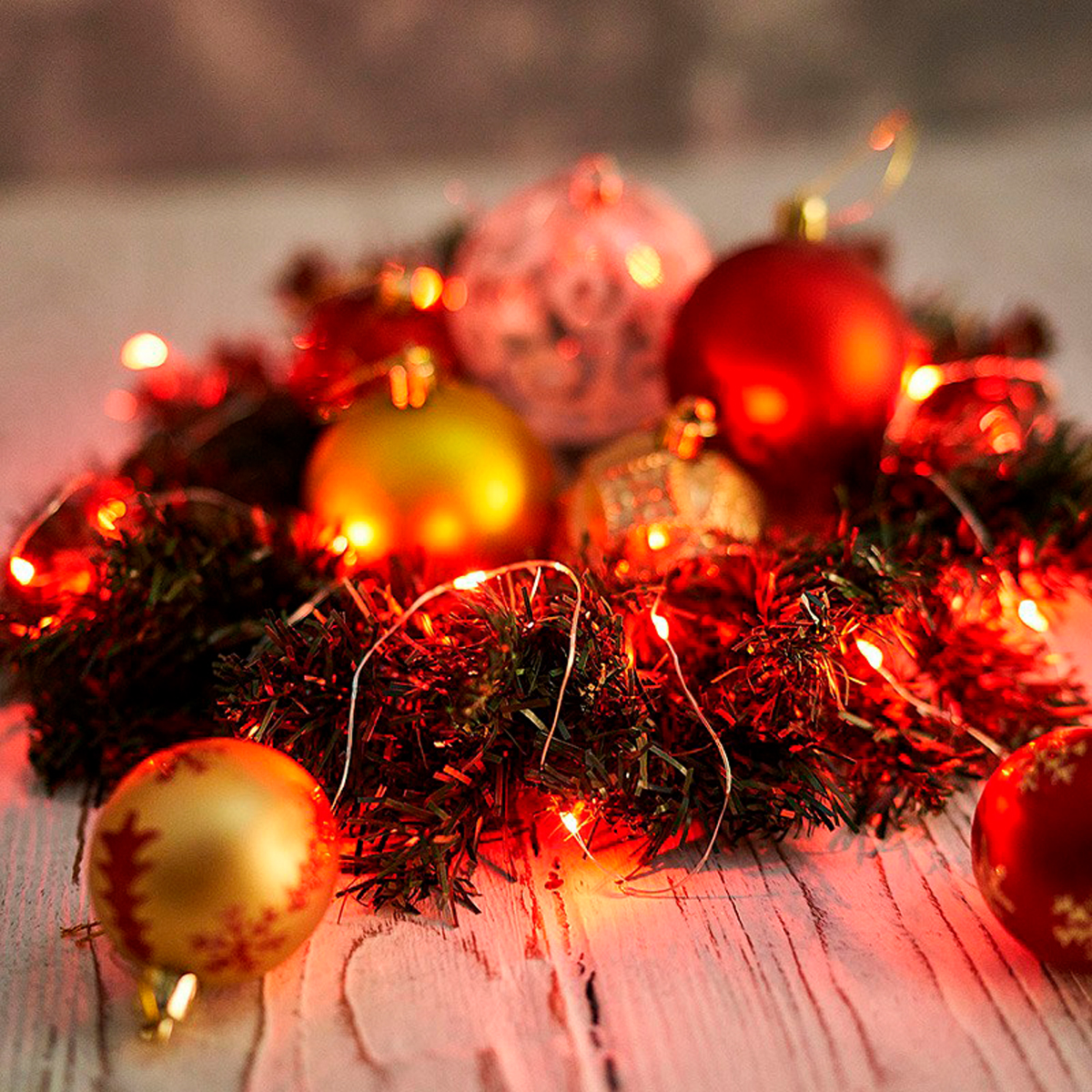 Электрогирлянда "роса" 2 м, 20 красных ламп (1/100) "neon-night" 303-002