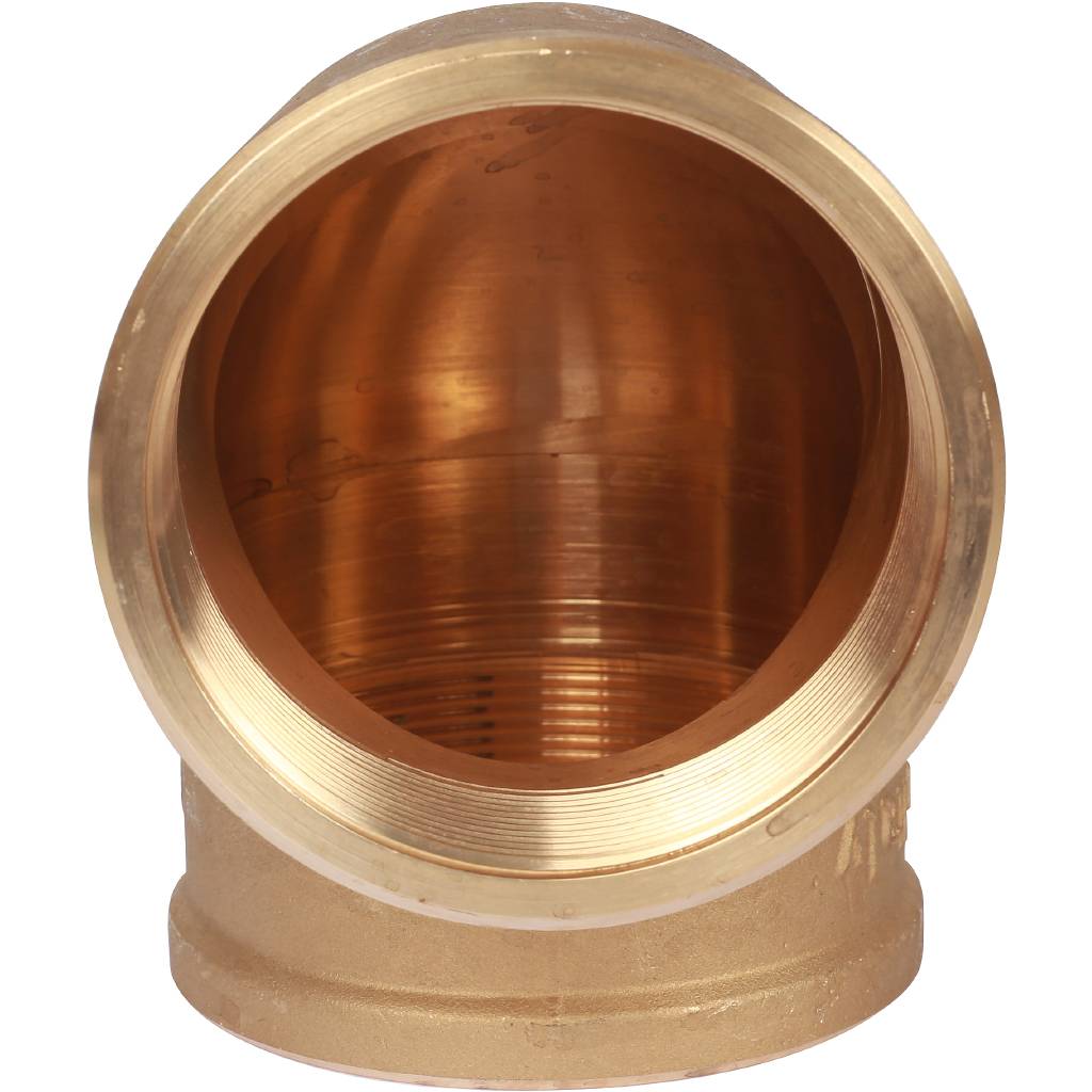 Угол резьбовой ВР 3" латунь STOUT