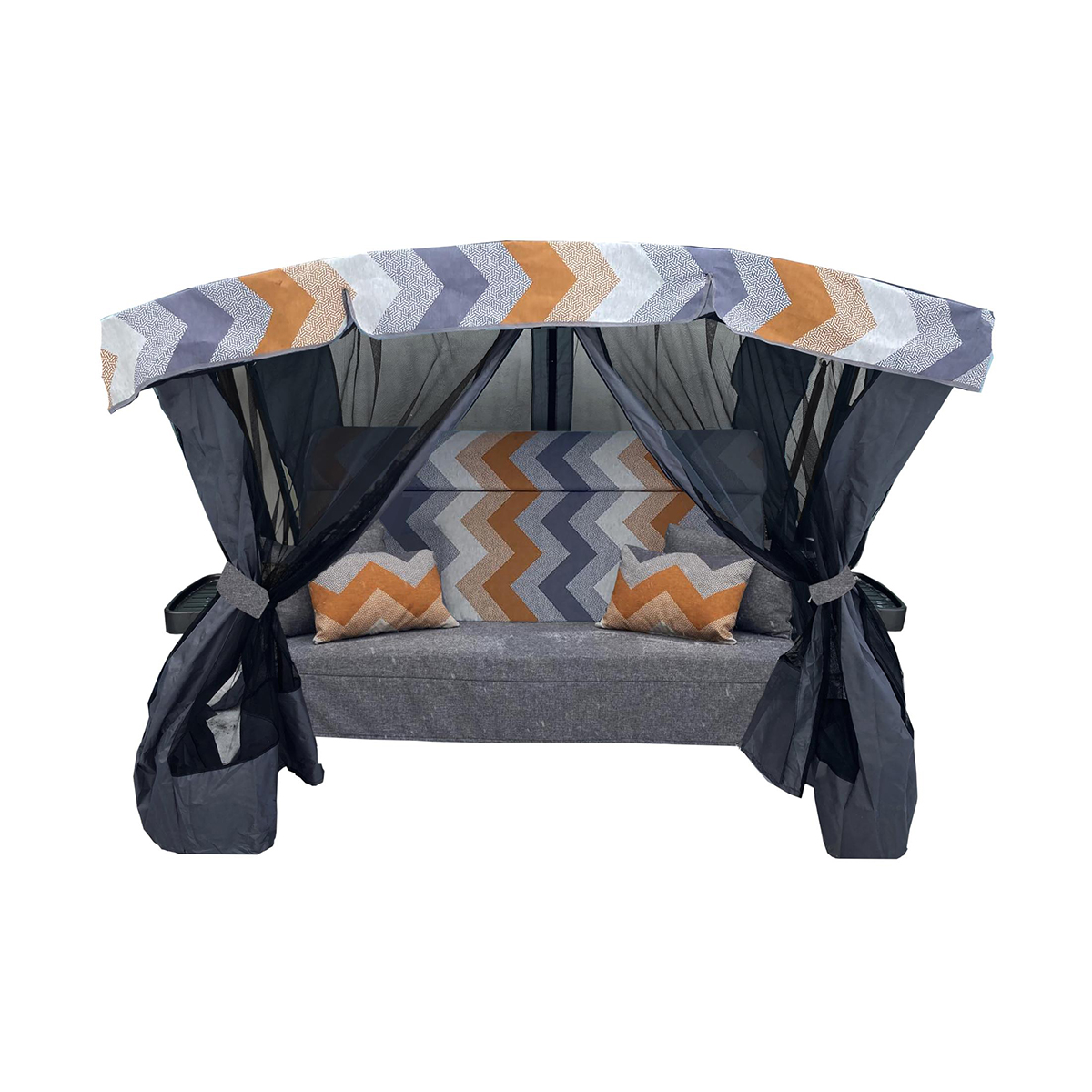 Качели садовые 3-х местные "ранго премиум руна" (1) 3764-gs003