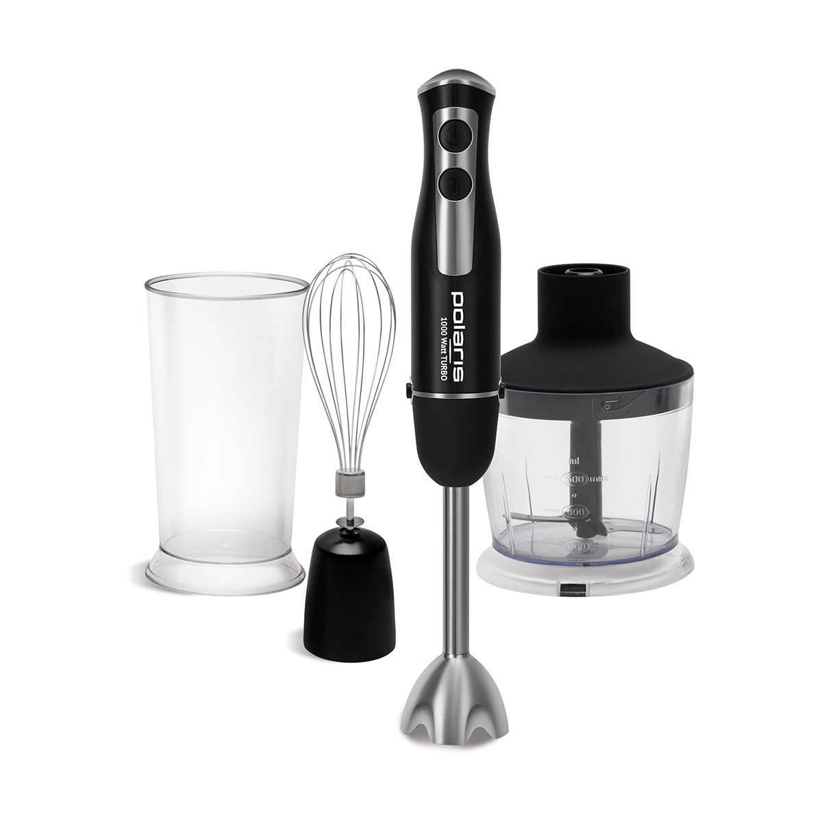 Блендер погружной phb 1065, 1000 вт, 2 скорости (1/8) "polaris"