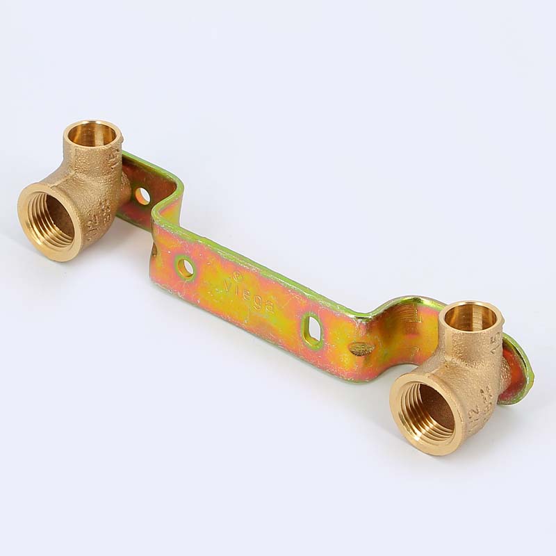 Водорозетка ВР 18х1/2" двойная с изогнутым держателем VIEGA под пайку