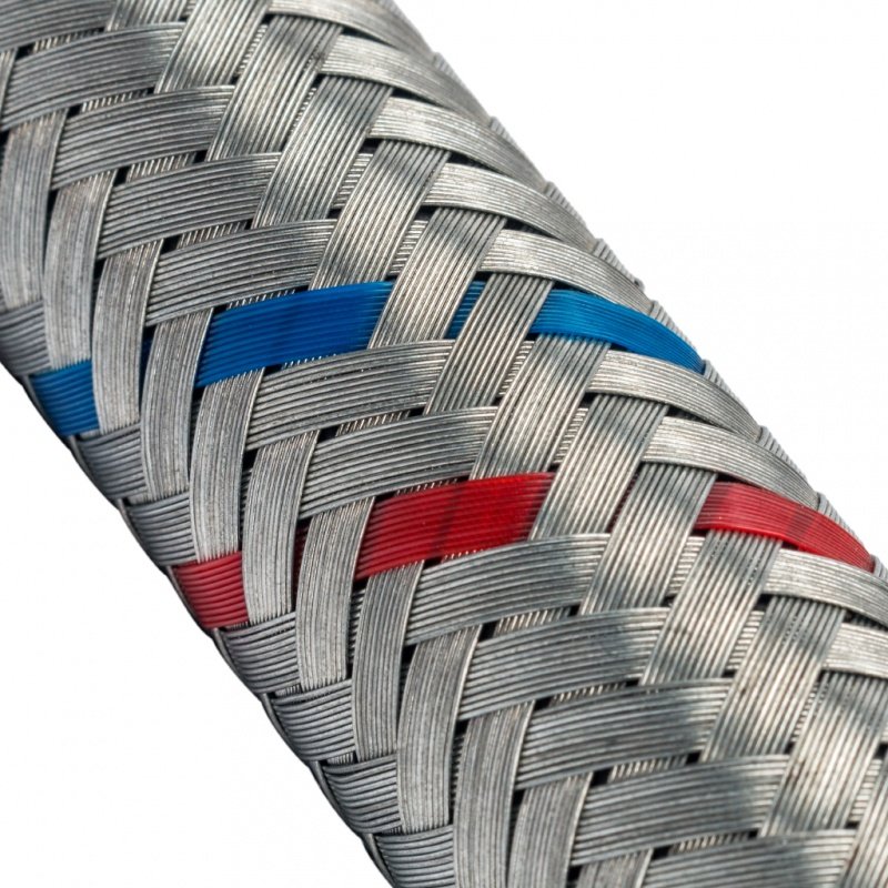 Гибкая подводка для воды угловая НР 1" х ВР 1" STOUT - 800 мм