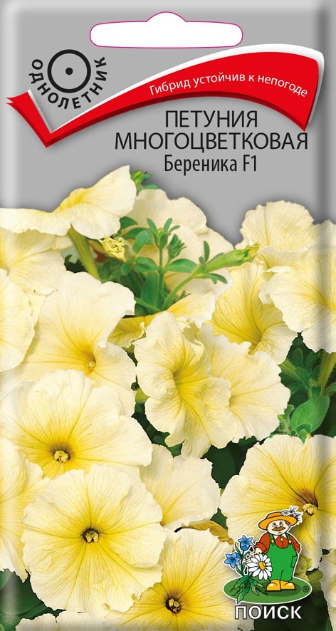 Семена цветов петуния многоцветковая  f1  "береника"  ("1)  20 шт. (10/100) "поиск"