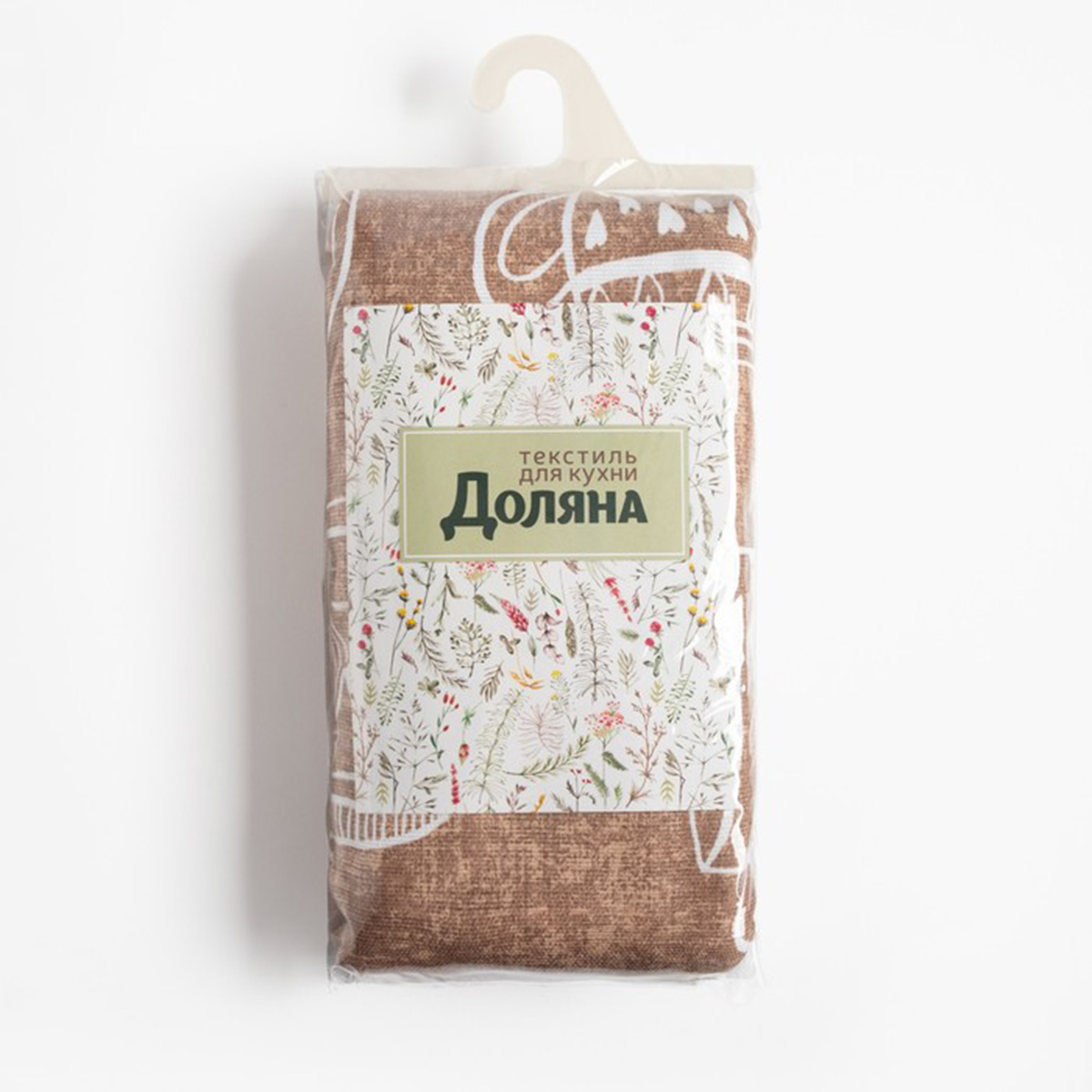 Шторы для кухни "cup of tea" 150*180 см компл. 2 шт. с подхватами (1) "доляна" 4682767