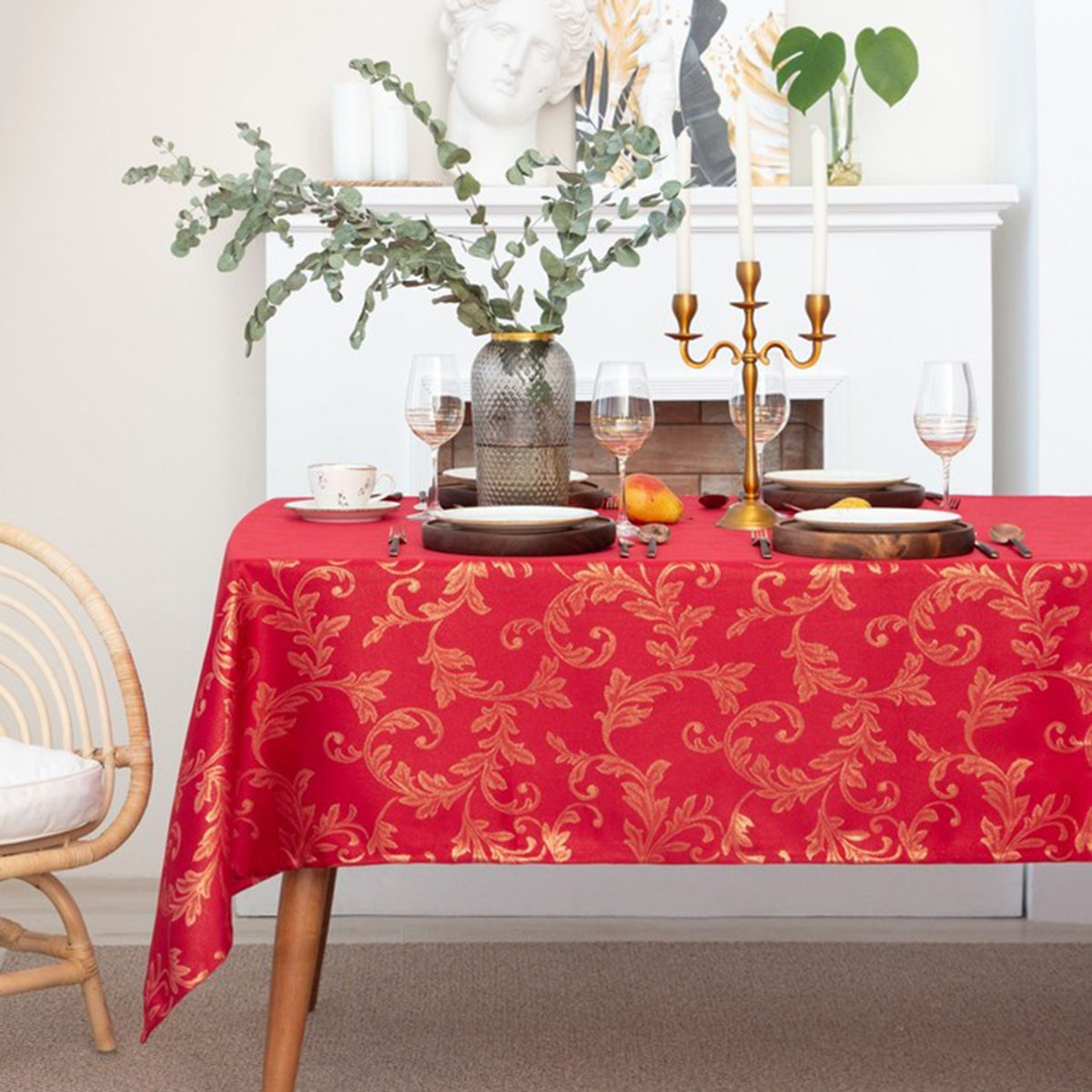 Скатерть "этель" winter patterns 142*110 см (1) 7097318