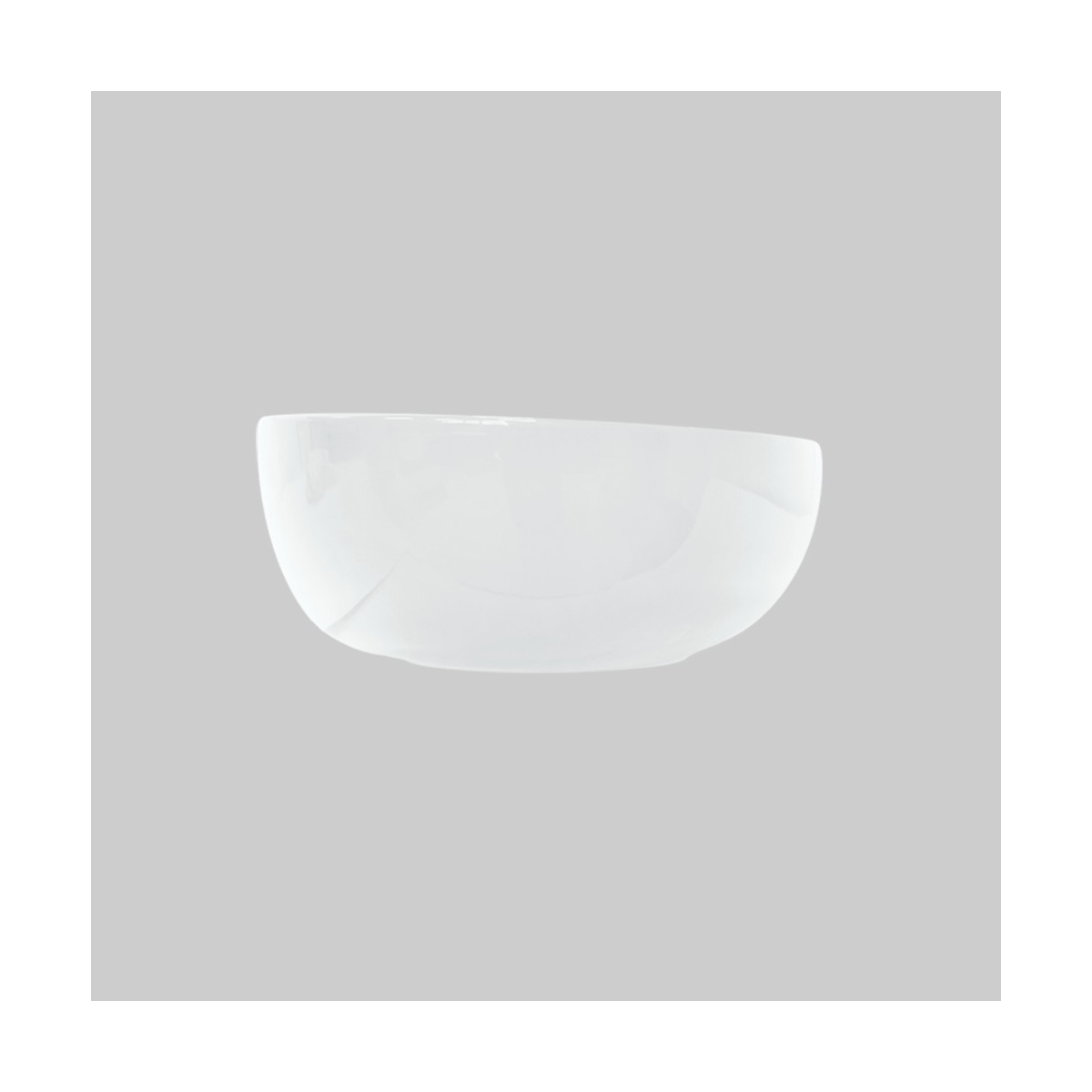 Раковина накладная "ringo cut 53" белая "sanita luxe"  wb.ct/ringo/54-n.cut/wht.g/s1