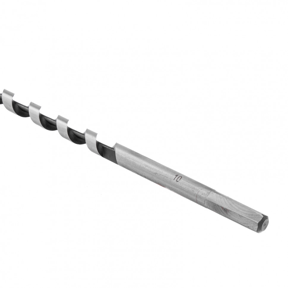Сверло по дереву шнековое, 10 х 350 мм, шестигранный хвостовик Matrix (70123)
