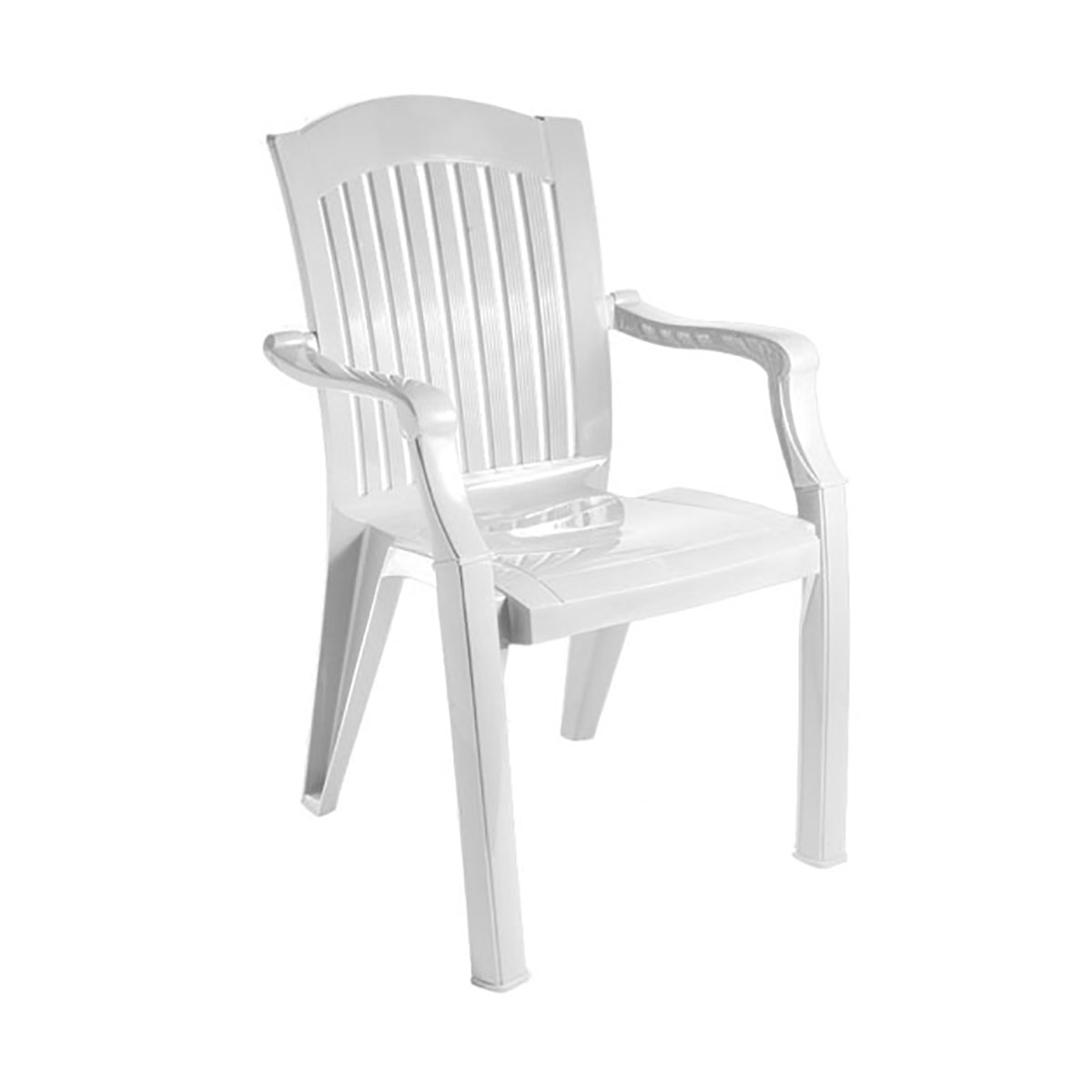 Кресло пласт. "премиум-1" (белый) (1) "стандарт пластик"