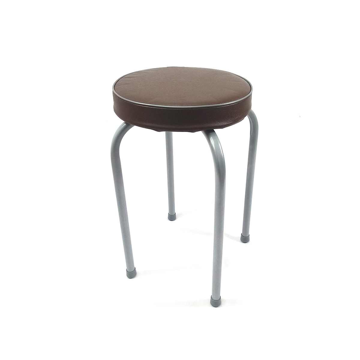 Табурет "булат 20м" мягкое круглое сиденье d=28 см (шоколадный) (1) "new victoria"