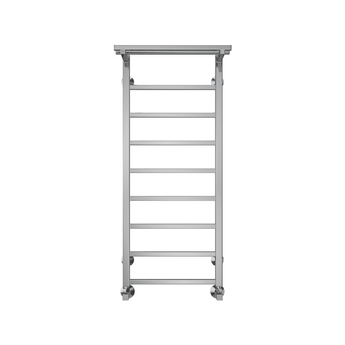 Полотенцесушитель водяной "контур" п9 400*1000 с перекладиной (хром) "terminus"