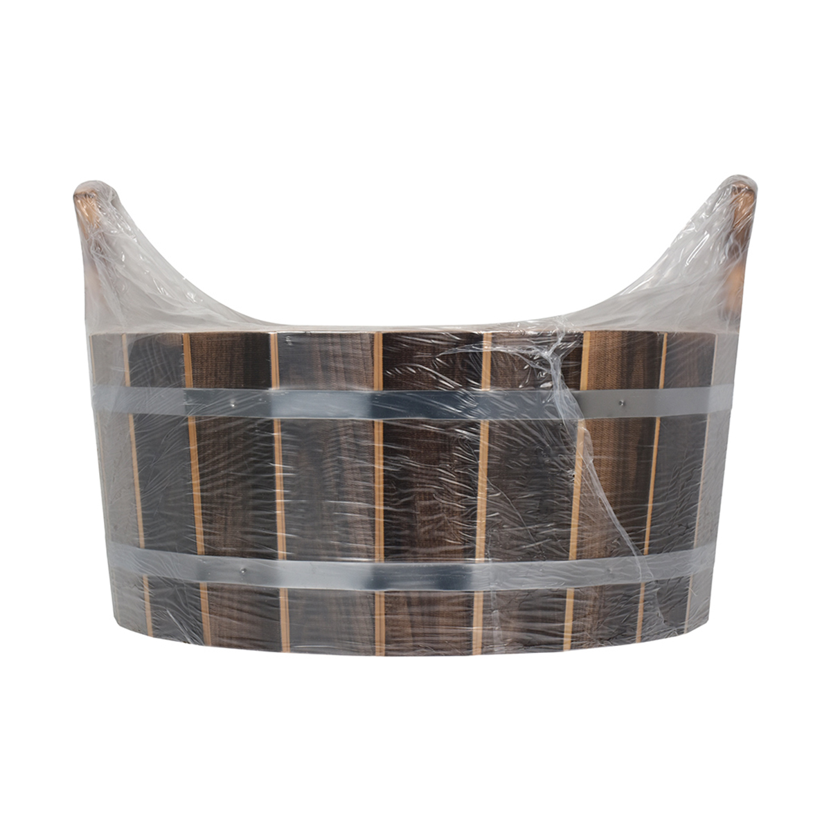 Ушат для бани и сауны 17 л нержав. вставка, обожженная липа (1) "банные штучки" 33334