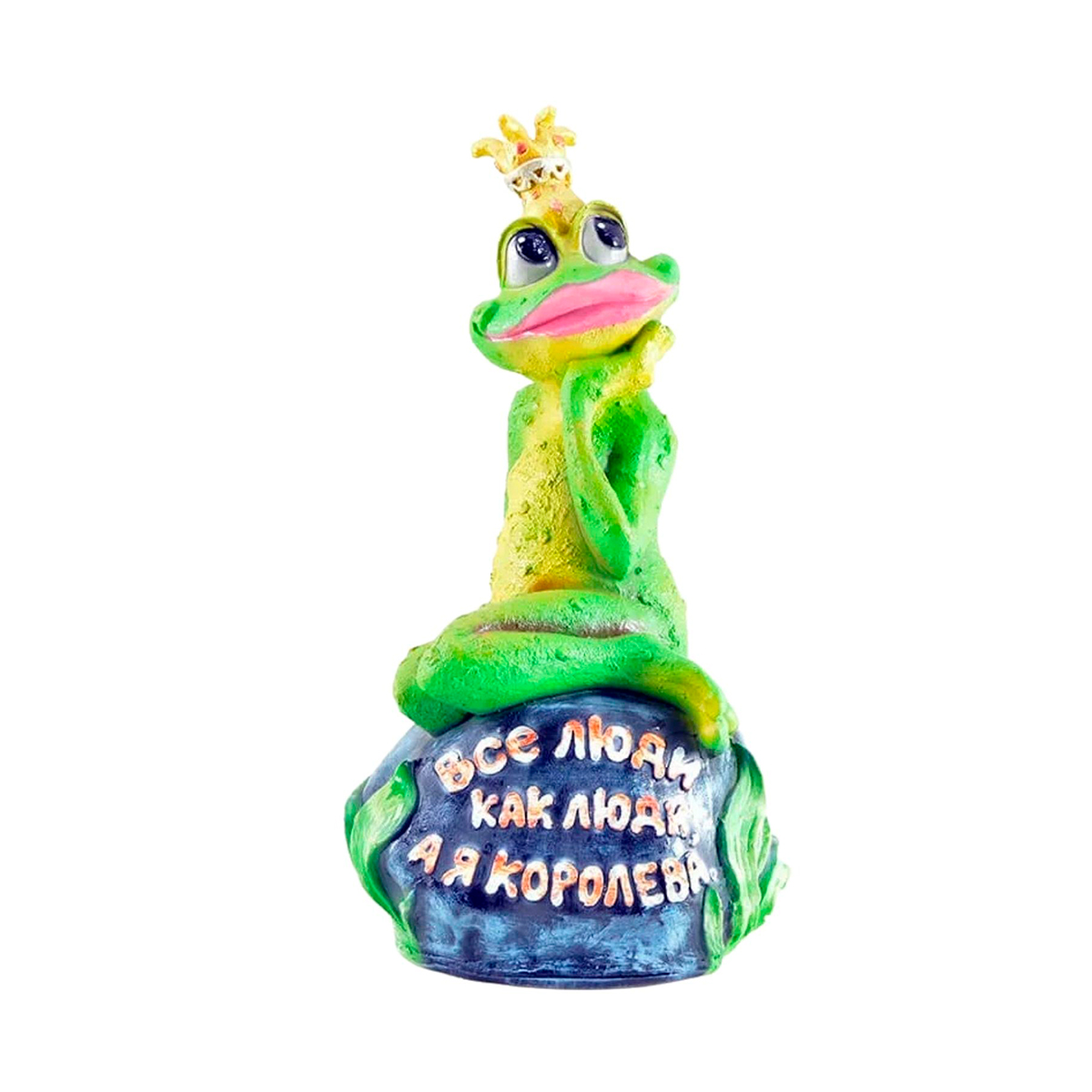 Фигурка садовая "лягушка-королева" (1/4) "сказка" jng359