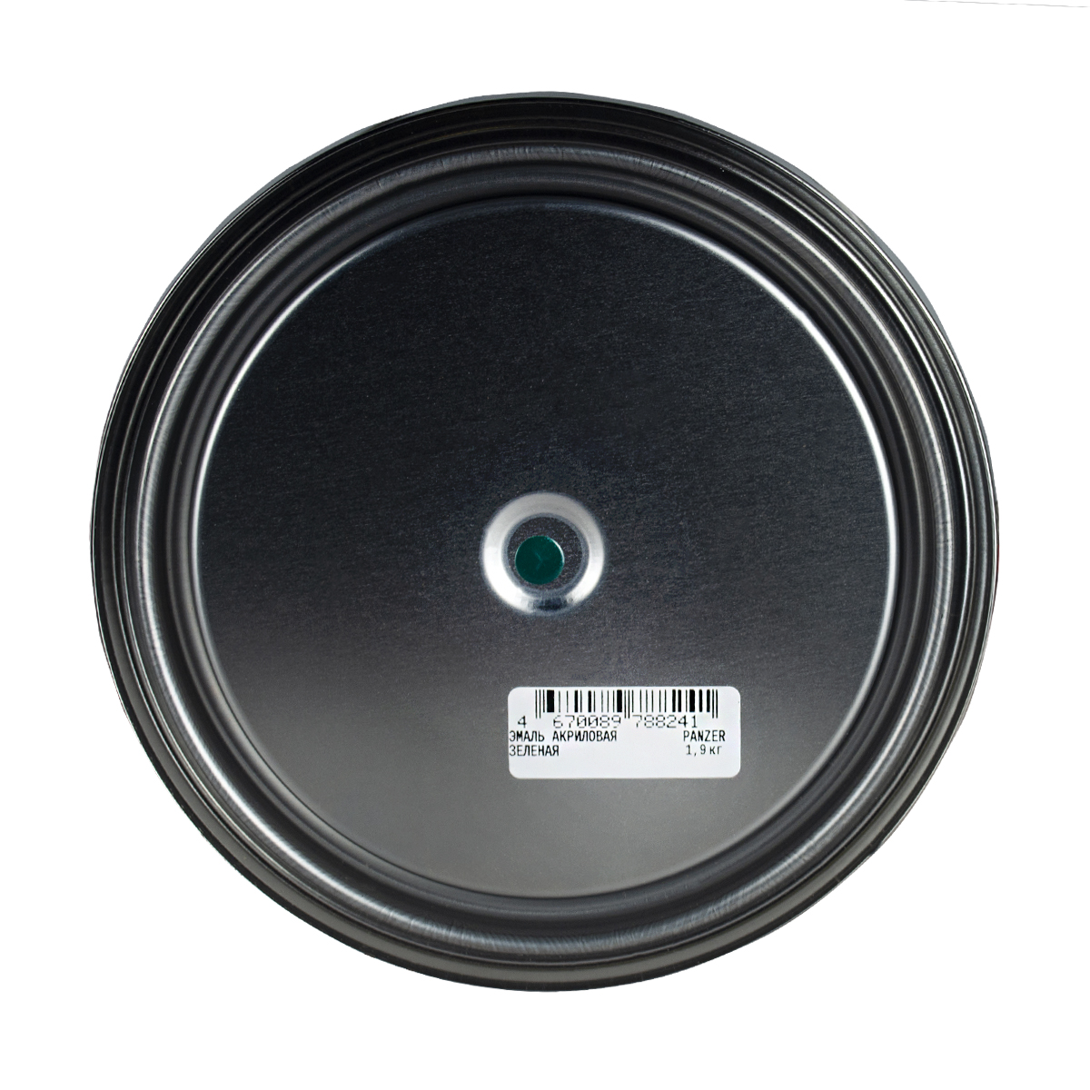 Эмаль акриловая полуглянцевая зеленая 1,9 кг (1/6) "panzer"