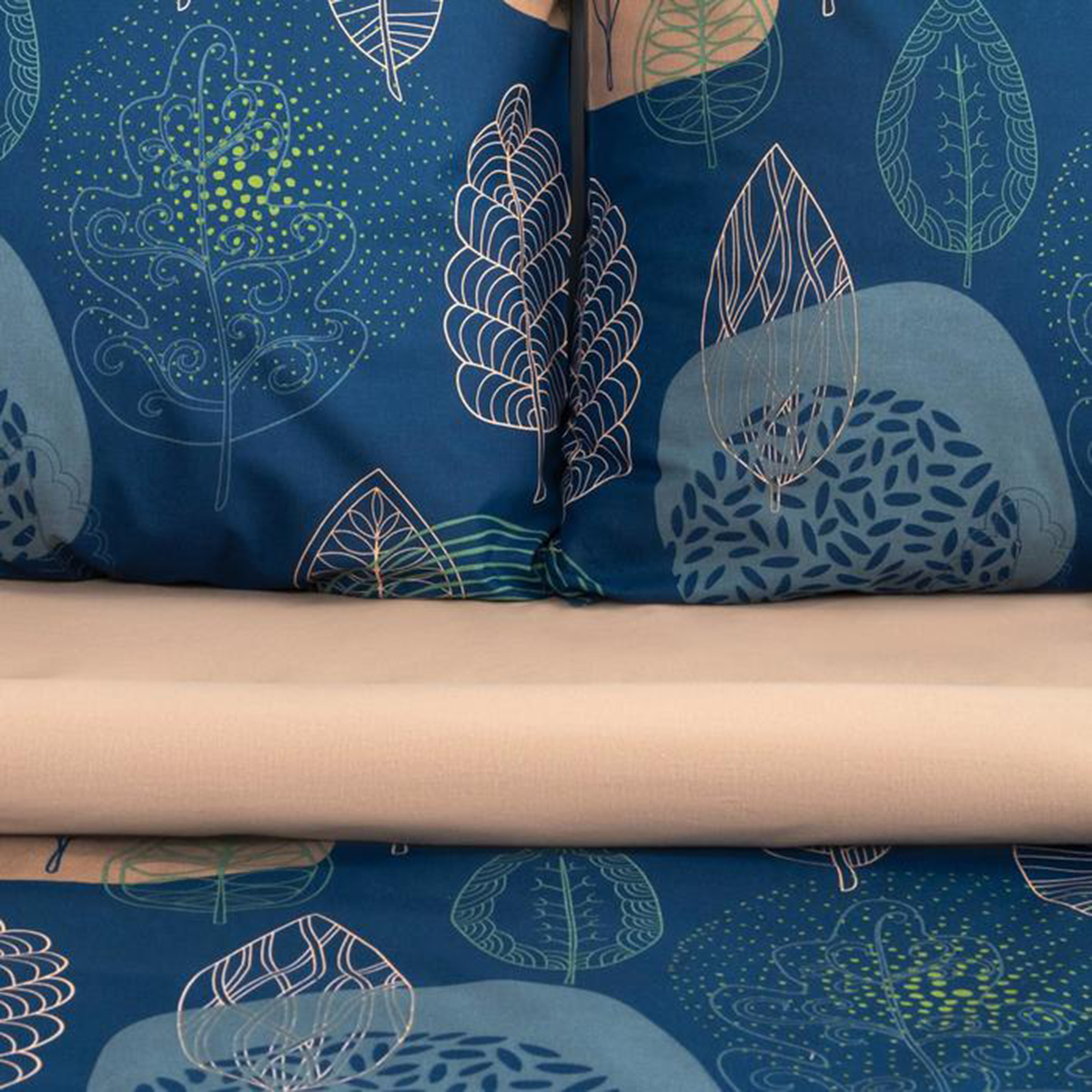 Постельное белье "этель" leaves евро (поплин) (1) 4746210