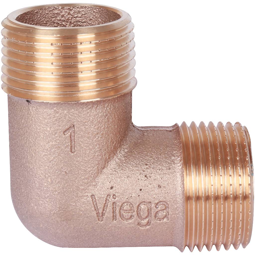 Угол резьбовой 90° (НР) 1" бронза VIEGA (317997)