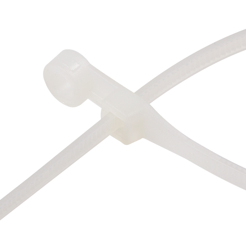 Хомуты нейлон под винт 3,6 х 100 мм (набор 100 шт.), белые (1/10/200) "rexant" 07-0104