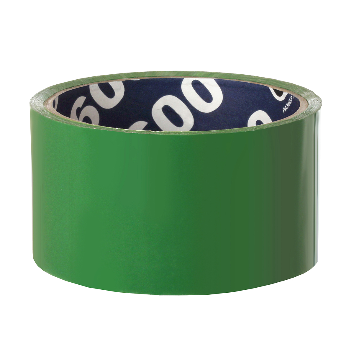 Скотч упаковочный зеленый 48 мм х 24 м, 45 мкм (72) "unibob"