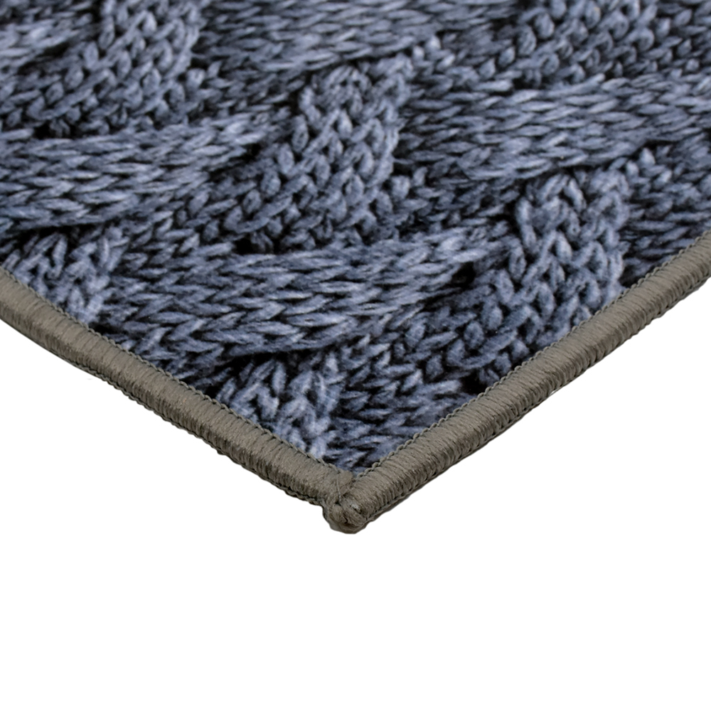 Коврик влаговпитывающий "velur" 70*120 см "крупная вязка" (1/6) "vortex" 24246