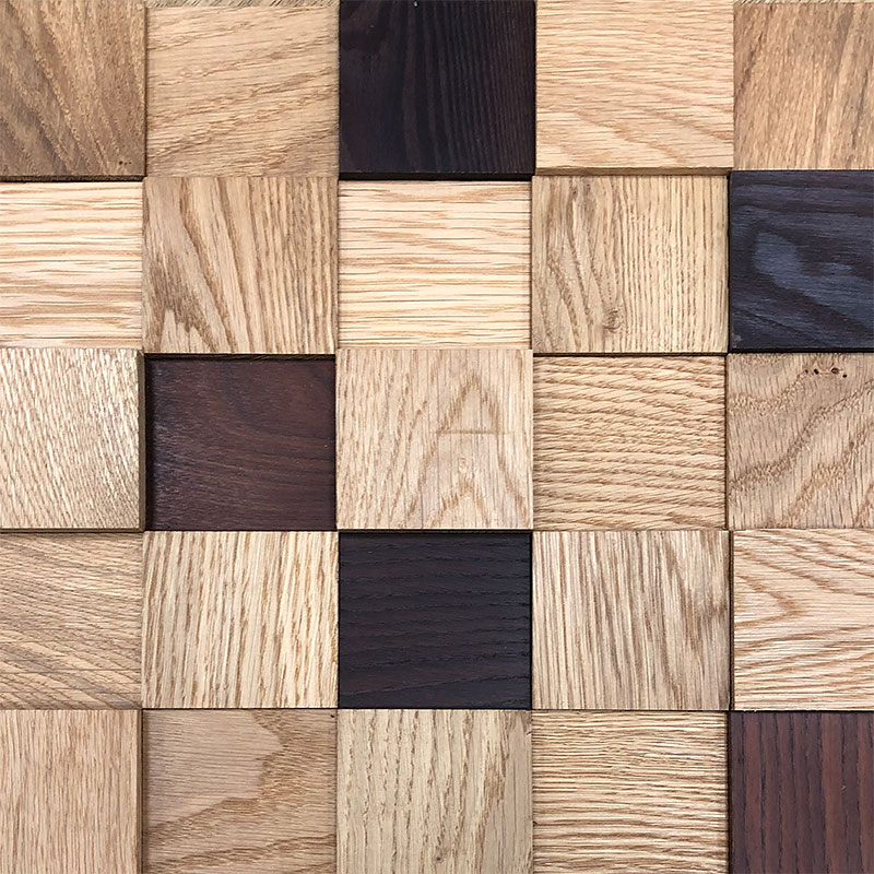 Стеновые панели CROWNWOOD WP3D2M20 Студия, Дуб / Термо Ясень шлиф Коричневый