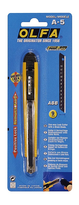 OLFA Autolock, 9 мм, безопасный нож (OL-A-5)