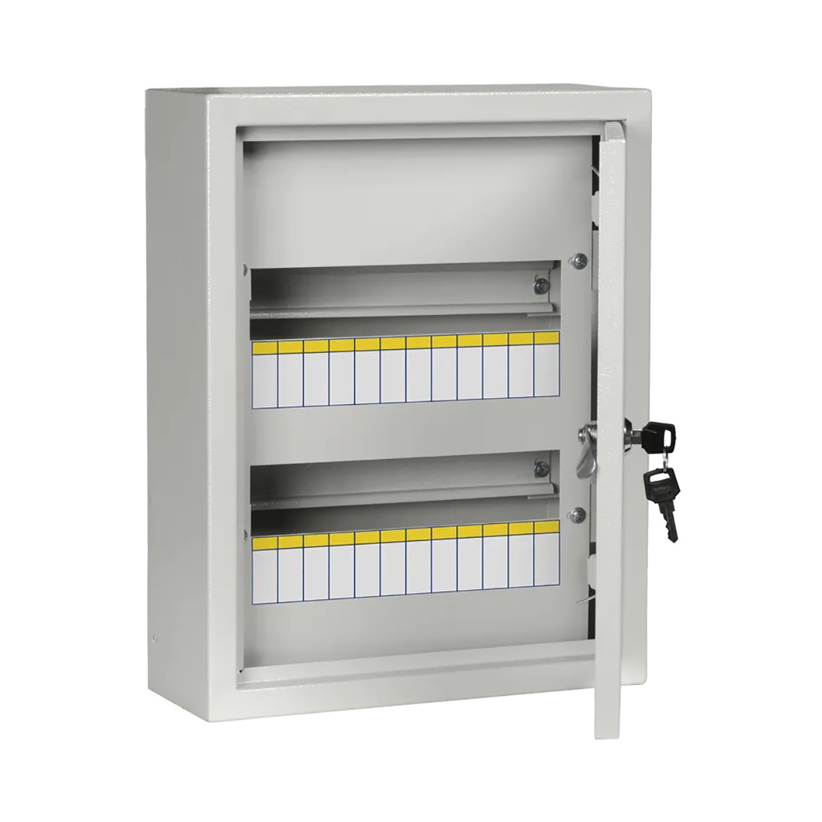 Щиток распределительный навесной "titan 3" щрн-24 ip31, 24 модуля, металл. 395*310*120 мм (1) "iek"