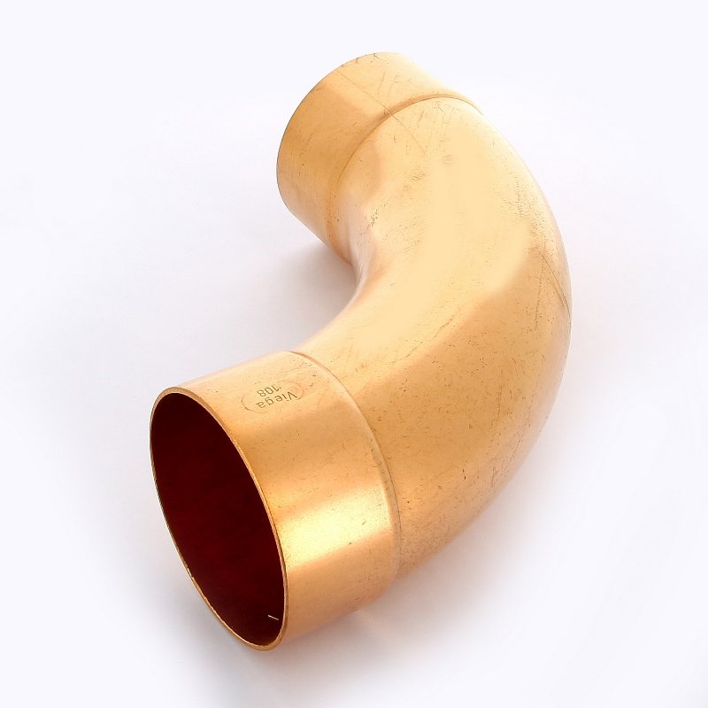 Отвод двухраструбный 90° VIEGA пайка 108 мм медный