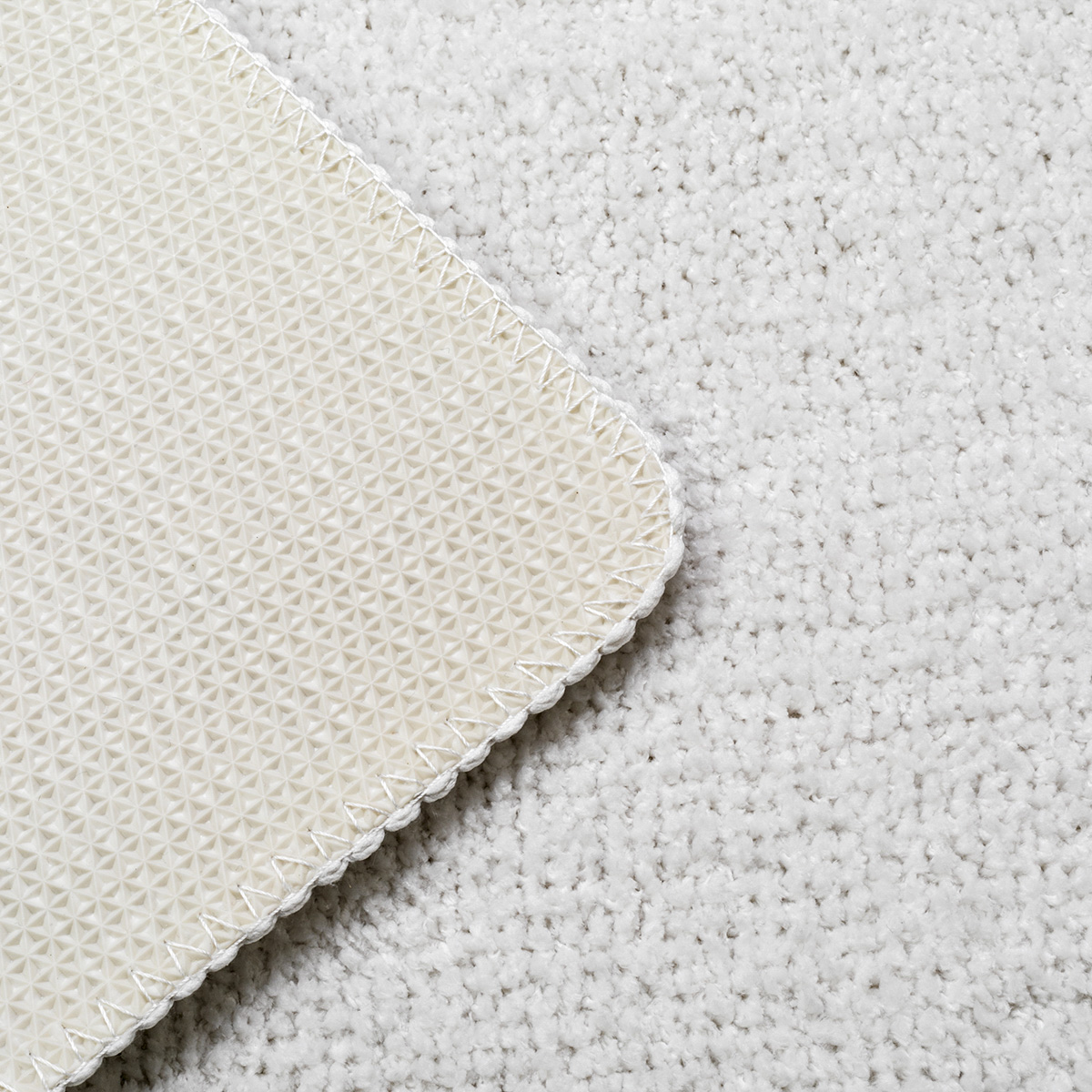 Коврик для туалета "ardea" 45*45 см, полиэстер (белый) (1/30) "swensa" swm-1520wht-t