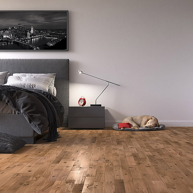 Паркетная доска Polarwood Дуб Винтаж масло трехполосный Oak Vintage Oiled Loc 3S