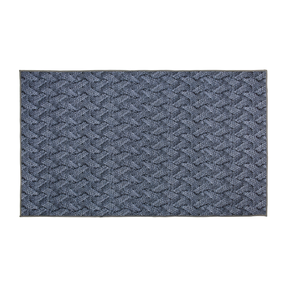 Коврик влаговпитывающий "velur" 70*120 см "крупная вязка" (1/6) "vortex" 24246