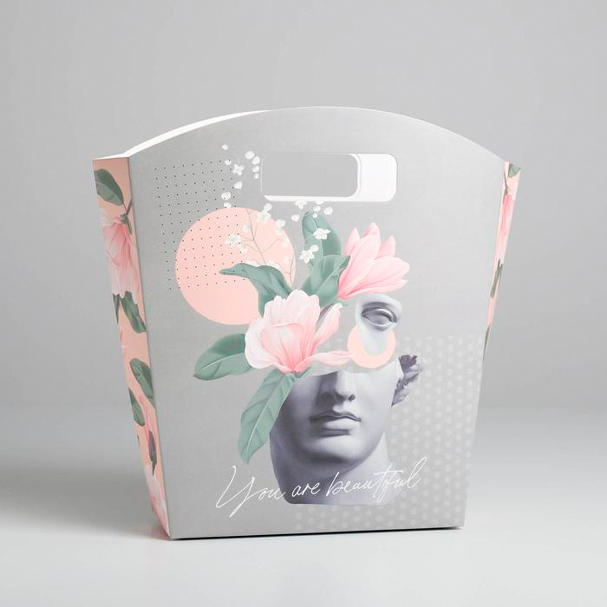 Пакет подарочный "you are beautiful" 26*28*8 см (1/5/290) "дарите счастье" 5219720