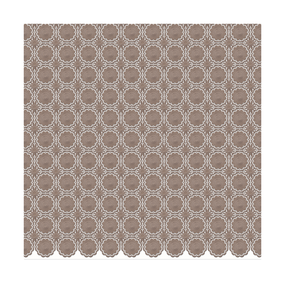 Скатерть пвх "элегия" d=135 см круглая (1/15) 005-beige