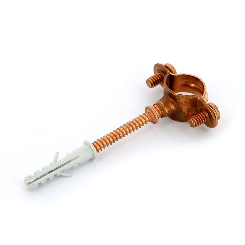 Кронштейн медный для трубы d=15 дюбель 6 х 30 UNI-FITT