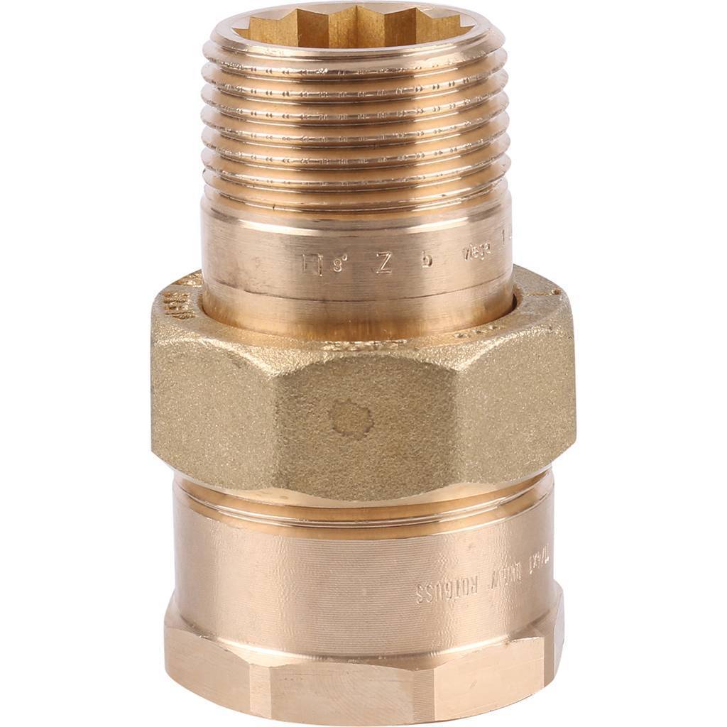 Американка резьбовая ВН 1"1/4 с плоским уплотнением бронза VIEGA (271343)