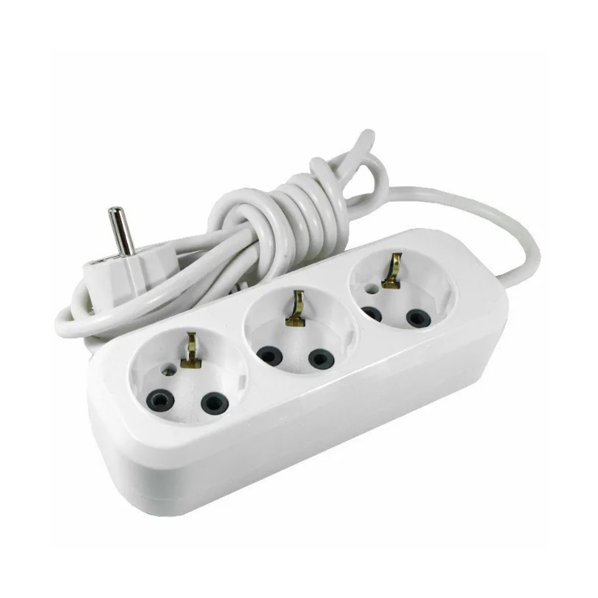 Удлинитель с заземл. 5 м  3 розетки  пвс 3*0,75 мм (1/20)  (ухз-103 5 м)