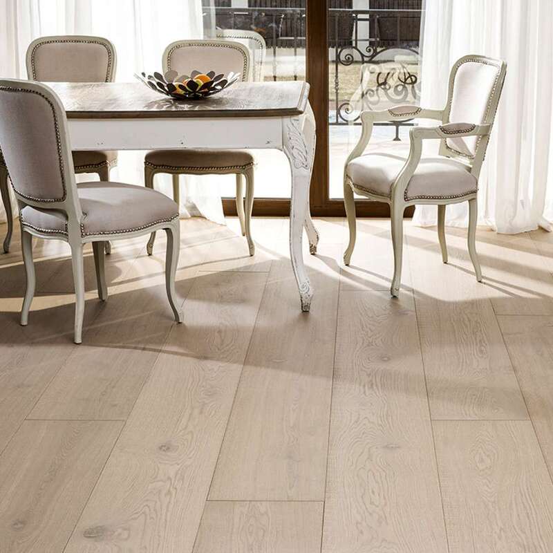 Паркетная доска Coswick Широкоформатная доска 3-х слойная T&G шип-паз 1135-7593 Подснежник (Порода: Дуб)