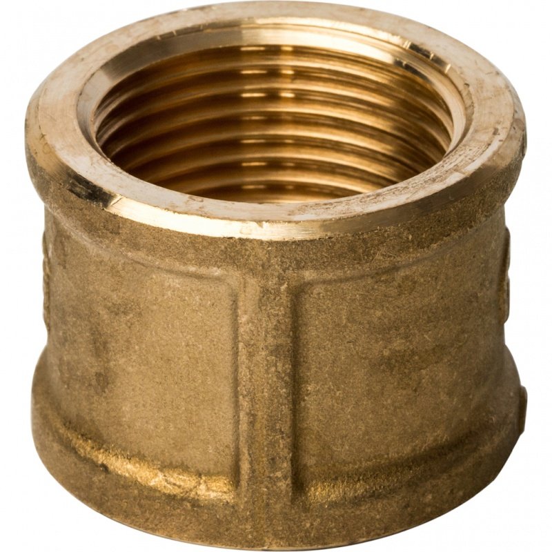 Муфта резьбовая 1" ВР латунь STOUT