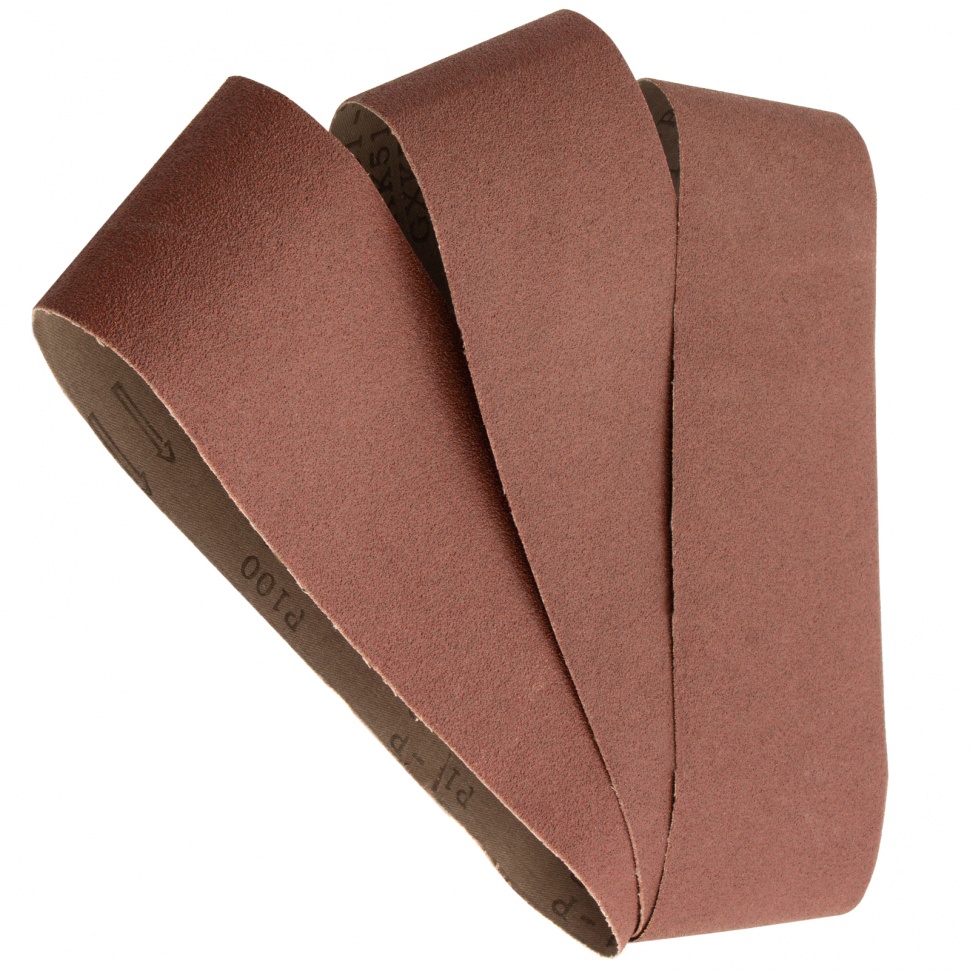 Лента абразивная бесконечная, P 100, 100 х 610 мм, 3 шт Matrix (74290)