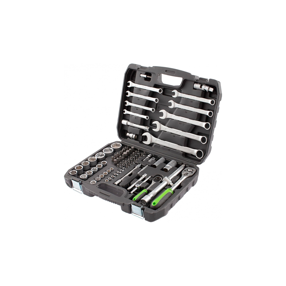 Набор инструмента для автомобиля 1/2", 1/4" (83 предм.) (1/3) "сибртех"