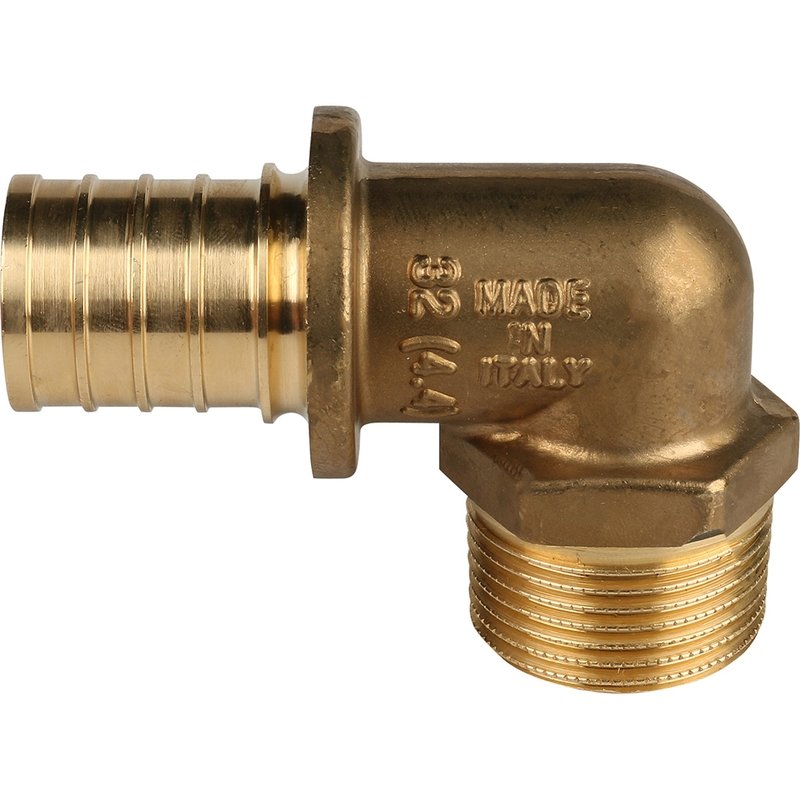 Угол переходной 32 x 1" НР аксиальный для труб PE-X STOUT