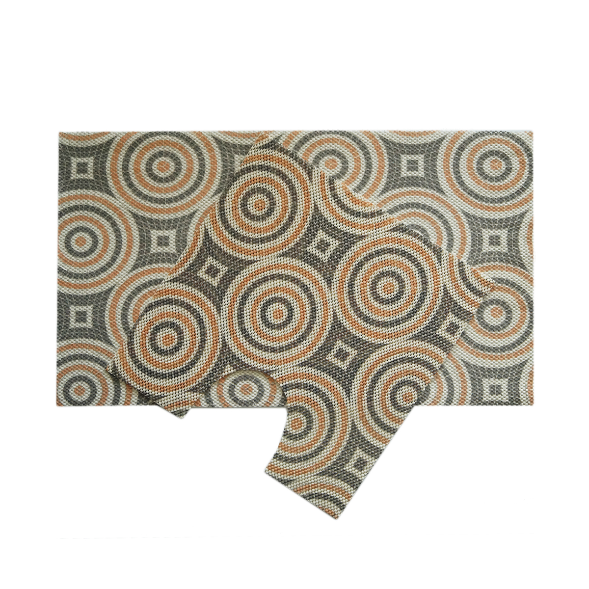 Набор ковриков для ванной v33bg 50*52 + 50*85 см, вспененный пвх (1/20)