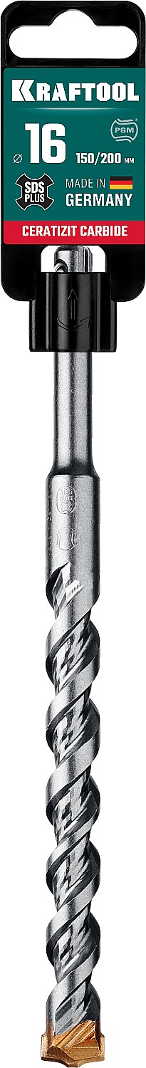 KRAFTOOL Cerazit Carbide, 16 х 200 мм, SDS-plus бур (29320-210-16)