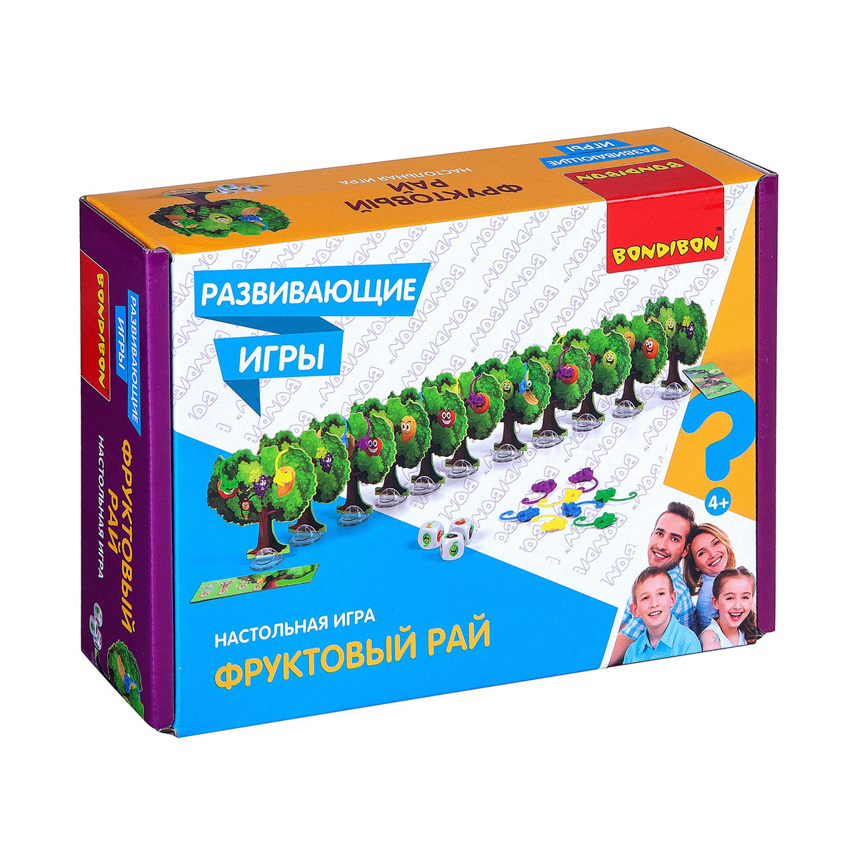 Игра настольная "фруктовый рай" "bondibon" вв4507