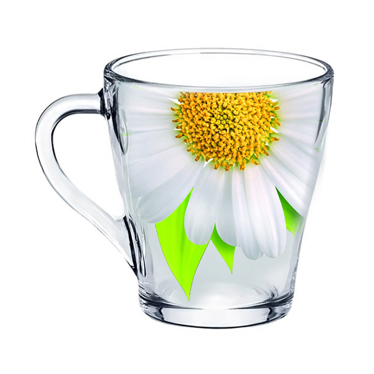 Кружка живая природа "ромашка" 250 мл (1/20) "декостек"