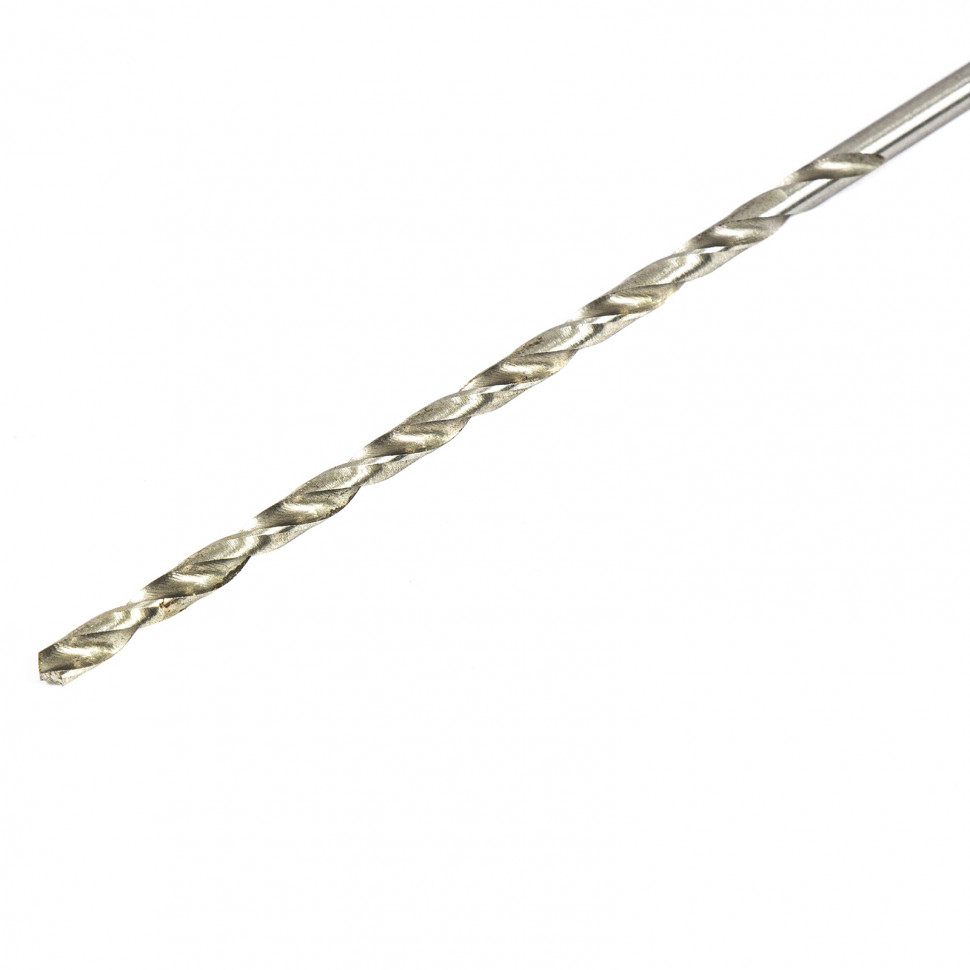 Сверло спиральное по металлу, 2.5 х 95 мм Р6М5, удлиненное, 2 шт Барс (718025)