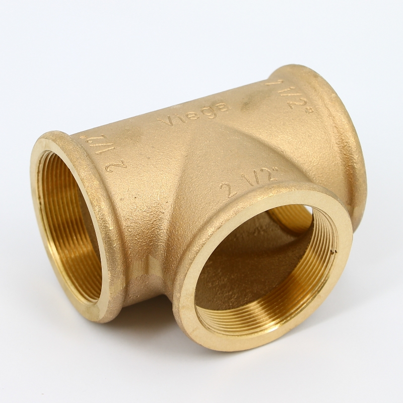 Тройник резьбовой (ВР) 2"1/2 бронза VIEGA (321734)